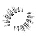 SocialEyes Vixen Lashes Natural Fake False Eyelashe Eye Lashes Black 3 Packs