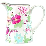 porzellankrug mit bodenbild  Greengate Porzellankrug Donna white