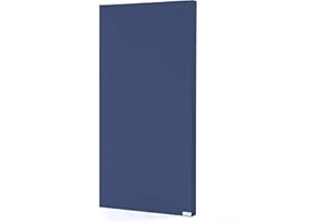 Bluetone Acoustics Wall Panel Pro - Pannelli fonoassorbenti professionali per eliminare rumore ed eco - Pannelli acustici per studio, ufficio, soggiorno (100x50x5cm, Blu)