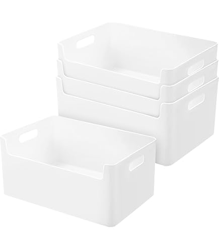 Lot De 6 Boîtes De Rangement Imprimé Tropical En Bambou Et Tissu Marron P1919576c1919577