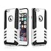 Produktbild Cadorabo – Hybrid TPU Silikon Hard Cover für > Apple iPhone 6 PLUS / iPhone 6S PLUS < im Muster Reifen Profil – Case Schutzhülle Bumper – SILBER