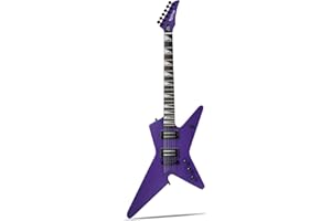 WESTCREEK GUITARS WestCreek HIGH VOLTAGE Solid Body Electric Guitar, Heavy Metal Guitar, Right Handed, Heavy Metal Pickups, Rounded End Jumbo Frets, Bone Nut, Rosewood Fretboard, Mahogany Body (Matte Purple)