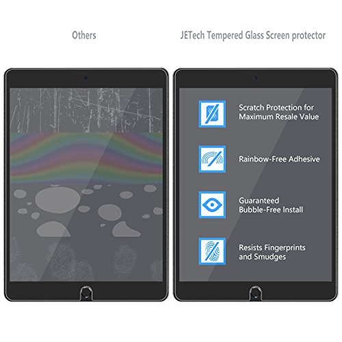 iPad Pro 10,5 Schutzfolie, JETech Gehärtetes Panzerglas Folie Displayschutzfolie Glas Screen Protector für Apple iPad Pro 10,5″ (2017) - 5