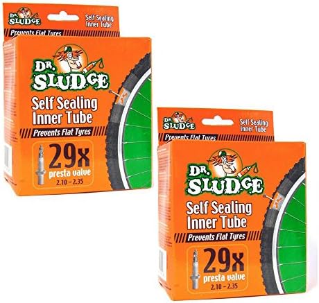 2 Dr Sludge Self Sealing Mountain Bike Inner Tube 29" puncture repair Presta