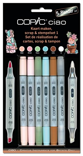 COPIC ciao Set 5+1 NEU 22075559 Scrap & Stempelset 1 Copic-Set Kaart Maken