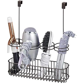 Amazon.de: mDesign Fönhalter ohne Bohren - mit Gitterbox - ideal zur