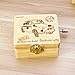 Produktbild Lanlan Geschenk für Weihnachten Geburtstag Valentine 's Day Kids mit Auto-Bus bedruckt Decor Vintage Holz Mechanismus Spieluhr Wind Up Music Box zufällige