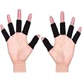PROTEGGI DITA NERO 10X PROTEZIONE DITA MANO CALLI ARTRITE SPORTIVE FASCIA
