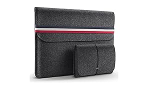 HOMIEE Custodie Morbide, Custodia MacBook Borse per PC Portatili 13-15.6 in Feltro