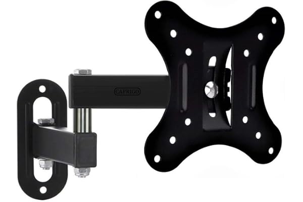 Caprigo Heavy Duty TV Wall Mount Stand for 12 to 27 Inch LED/LCD/Monitor Screen s, Full Motion Rotatable Universal TV & Monitor Wall Mount Bracket with Swivel & Tilt Adjustments (M417)
