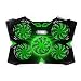 Produktbild Laptop Cooling Pad Tragbare Slim Ruhige USB Powered Cooling Pad Stand Chill Mat Mit 5 Fans Passt 12-17 Zoll Laptop,B