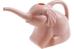 Youning Arrosoir de 2 litres - Design éléphant - Petit arrosoir de jardin en plastique - Pour l'intérieur et l'extérieur - Outils de jardin pour enfants