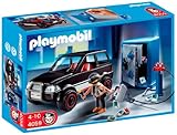 caja fuerte de playmobil Con figuras y accesorios Playmobil- Thief with Safe and Getaway Car Ladrón de Caja Fuerte con Coche, (626564)