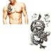 LHWY 10*20.5cm Creative Design Black Dragon Waterproof and Sweat tattoo Stickers
