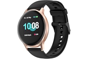 Kobmand Correas para UMIDIGI Uwatch 3S/Uwatch 2S,Correa de Reloj de 22mm Con Correa De Repuesto Ajustable para Deportes De Silicona para UMIDIGI Uwatch 3S/Uwatch 2S