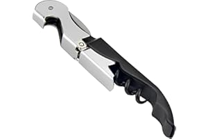 Jinpojun Tire Bouchon Professionnel, Couteaux De Sommelier En Acier Inoxydable Avec Décapsuleur Et Coupe-Capsule, Pour D’ouvrir Des Bouteilles De Bière Et De Vin Par Les Serveurs, Sommelier Et Barmans