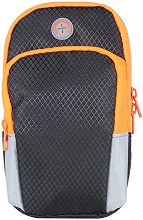 Singular point Sports Armband, Universal Outdoor Eexercise Cell Phone Bag, Multifunctional Sports Pocket, Multifunctional Portable Accessory Bag For Running Gogging Trekking Cycling Walking Gym Exercise (Black)