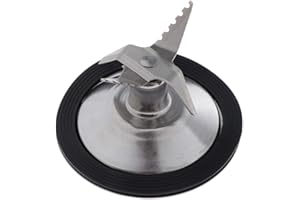 Fenteer Pieza de Repuesto de Cuchilla de Hielo de Acero Inoxidable 80 mm, Lavable Y Reutilizable, para Batidoras Braun 4184 Mx2000 Y Mx2050