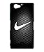 Produktbild Sony Xperia Z2 Compact Hülle Case, Brand Logo Nike Durable Drop Protection Extra Slim Plastic Shell Hülle Case (Only For Sony Z2 Compact)