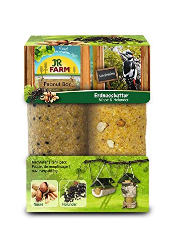 JR Garden Peanut Bar 2er Pack Nüsse und Holunder 700g