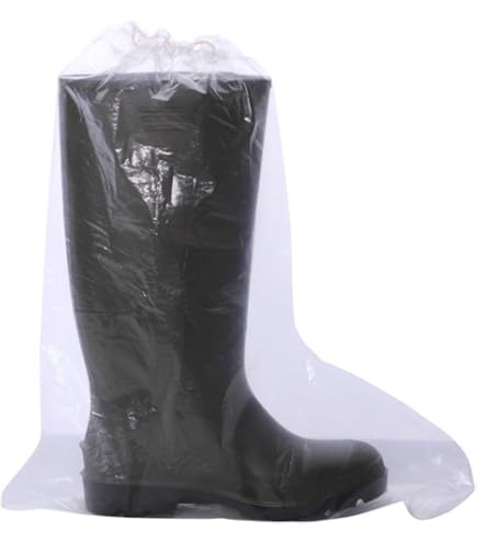 100 Housses De Chaussures Jetables Imperméables – Bleu – Taille Unique