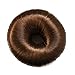 Hair Donut Up Do Hair Ring Hairstyler Bun creator Bridal Hair Piece (light brown)