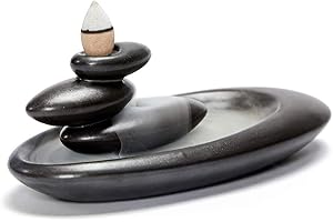 Mayco Bell, bruciatore di incenso con flusso inverso, in ceramica, per aromaterapia, profumo, per casa, ufficio, incenso, artigianato, torre Ap