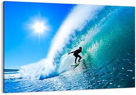 Canvas Picture - one-part Width 39,4"(100cm), Height 27,6"(70cm) wall art print - Completely framed - Ready to Hang - single panel - 1 part one Piece - photo no. 2270 - AA100x70-2270