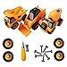 Produktbild Construction Toy Trucks Take apart Tool set - Best kids Toys for Boys and girls age 3 - 8 - PACK of 3 Monster trucks includes a dump truck, concrete mixer truck, forklift truck.