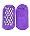 Makhry SPA Moisturizing Gel Socks with Vitamin E For Dry Cracked Heel Care Skin Repair Therapy Treatment Comfy Recovery Socks (Purple)