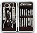 Produktbild Hycy 12Pcs Manicure Set Und Kit Pediküre Scissor Pinzette Messer Ohrhacken Utility Nagelknipser Kit, Edelstahl Nagelpflege Werkzeug-Sets