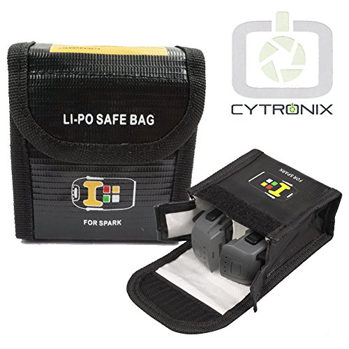 Preisvergleich Produktbild Li-Po Akku Batterie Sicherheit Guard Safe Tasche Schützender feuerfeste explosionsgeschützte Aufbewahrungsbeutel für DJI Spark