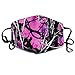 Produktbild Nicegift Boys Girls Anti-Dust Hypoallergenic Earloop Half Face Mask Atmungsaktiv Outdoor Windproof Polyeste Mask Adjustable Elastic Band Pink Camo