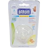 Barum 2'li Silikon G&ouml;ğ&uuml;s Koruyucu U&ccedil; Seti - Emziren Anneler İ&ccedil;in &Ccedil;atlak Karşıtı, Doğal Temas Sağlayan İnce Silikon Meme Ucu K