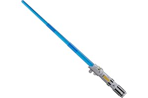 Star Wars Lightsaber Forge Luke Skywalker Elektroniczny wysuwany niebieski miecz świetlny, konfigurowalna zabawka do odgrywania ról