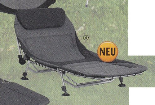 Preisvergleich Produktbild 95 cm BREITE - STABIELO tragbare FREIZEILIEGE - Klappbar - Eloxierter STAHL - verstellbare FÜSSEOUTDOOR BETT - LIEGE mit verstellbarer Rückenlehne ca. 120 KILO belastbar - 100% Polyesterbezug GRAU - STABILES - GESTELL - PREIS NUR SO LANGE VORRAT REICHT - GEGEN AUFPREIS mit HOLLY FÄCHERSCHIRMEN in 21 FARBEN - Holly Produkte - STABIELO - INNOVATIONEN MADE in GERMANY - holly sunshade