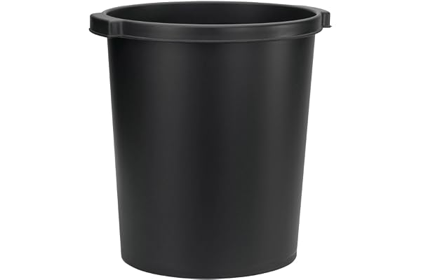 Jalema 2292860990 Corbeille à papier 15 litres Noir