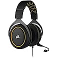 Corsair Hs60 Pro – 7.1 Virtual Surround Sound Pc Gaming Headset W/Usb Dac - Discord Certified Headphones Compatible With Xbox One, Ps4, And Nintendo Switch Yellow