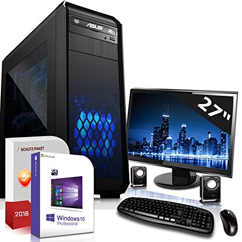 Gamer PC mit Monitor Intel Core i7 6700K 4x4.0GHz 6.Generation |ASUS Board|27 Zoll TFT|16GB DDR3|120GB SSD + 1000GB HDD|Nvidia GT730 4GB HDMI|DVD-RW|USB 3.1|SATA3|Sound|Windows 10 Pro|GigabitLan|3 Jah Gamer PC mit Monitor Intel Core i7 6700K 4x4.0GHz 6.Generation |ASUS Board|27 Zoll TFT|16GB DDR3|120GB SSD + 1000GB HDD|Nvidia GT730 4GB HDMI|DVD-RW|USB 3.1|SATA3|Sound|Windows 10 Pro|GigabitLan|3 Jah