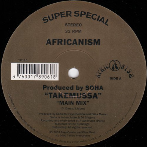 Preisvergleich Produktbild Takemussa - Africanism / Soha 12"