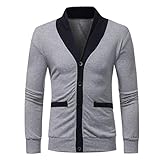 VENMO Männer Slim Fit Outwear Langer Hülsenmantel...