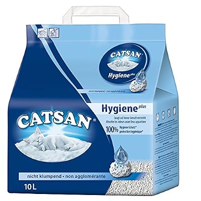 Catsan Hygiène Litière pour Chat 10 L , lot de 4