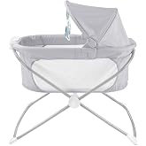 Fisher Price Katlanabilir Beşik, Yeni Doğan ve Bebekler İ&ccedil;in Projeksiyon Işıklı Katlanabilir Portatif Bebek Beşiği GWD36