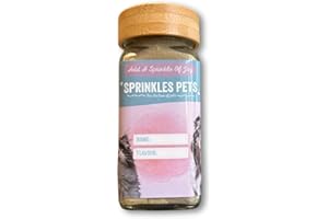 CATSPRINKLES Cat Sprinkles Salmon Food Topper for Cats including Sprinkler