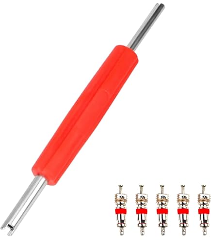 10 Stks Ventielkern Compatibel Met Presta, Ventielkern Fiets Vervanging Met 2 Ventielkern Remover Gereedschappen10 Ventiel Stam Kern Doppen