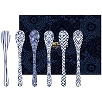 Tokyo Design Studio 6 cuchara Chen, diseño Nippon Blue 13 cm