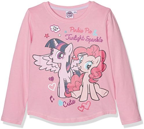 Mon Petit Poney Girl's 161576 T-Shirt, Rose, 5 Years