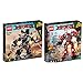 Produktbild The Lego NINJAGO Movie 2er Set 70613 70615 Garmadons Mech + Kai's Feuer-Mech