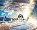 Produktbild LHDLily 3D Papel pintado Wallpaper Fresco Mural 3D Wallpaper Mar Ola 3D Rainbow Pared De Fondo Salón Dormitorio Tv Foto Mural De Fondo Papel Tapiz Para Paredes 3D 400cmX300cm