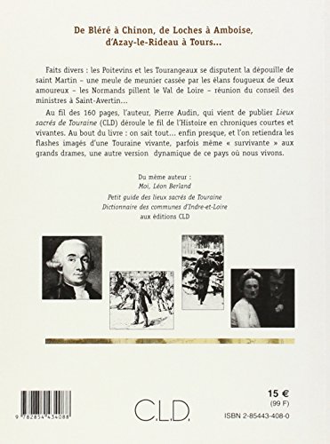 Livres Couvertures de Faits d'Hier en Touraine